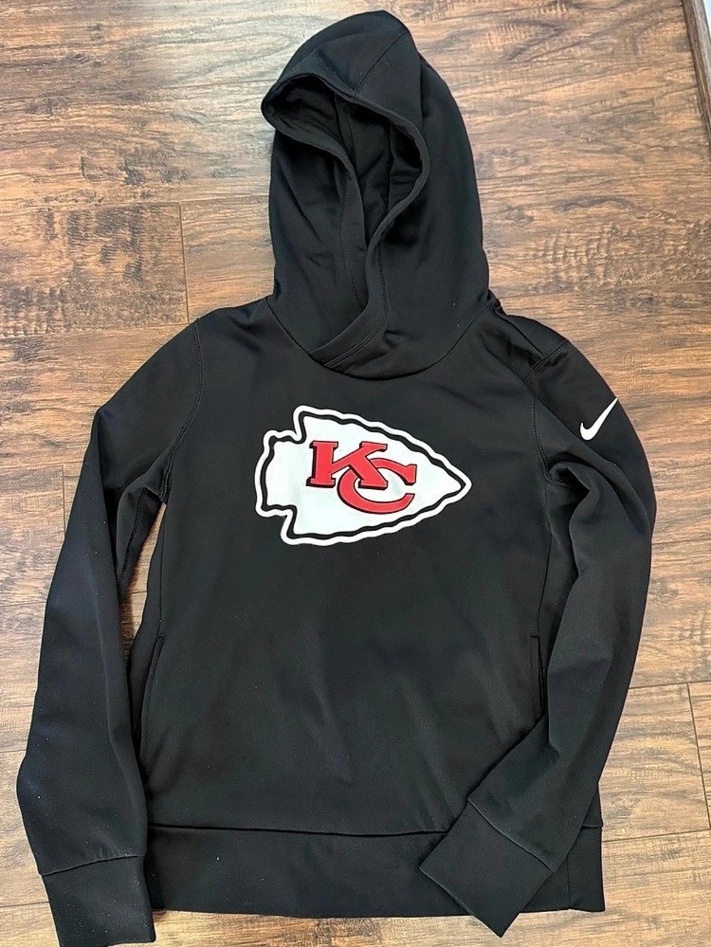 Women’s Nike Kansas City Chiefs Performance Pullover Hoodie Black Sz Small